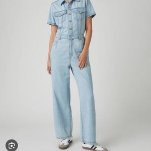 Levi's Light Blue Women's Denim Overalls